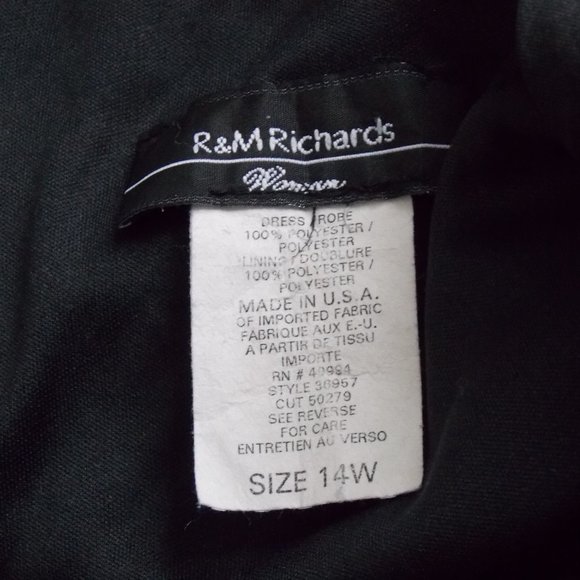 Black V-Neck Glittery Dress - Picture 2 of 8